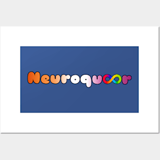 Neuroqueer lesbian flag infinity neurodivergent autistic pride Posters and Art